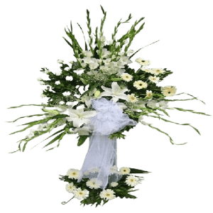 Beyaz Lilyum, Gerbera ve ?ebboy Ferforje