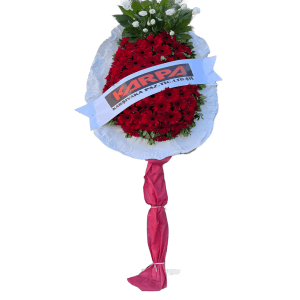 Kırmızı Gerbera Çelenk