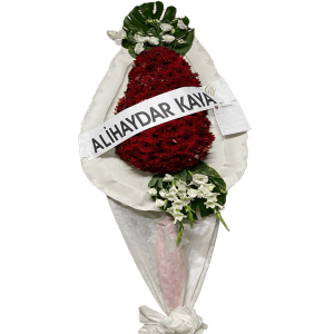 Kırmızı Gerbera Çelenk