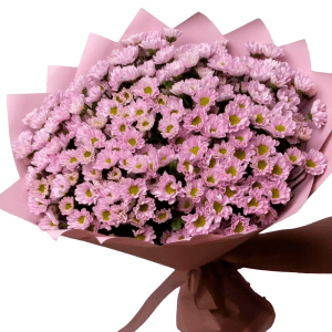 Kucak Dolusu Pembe Papatya Buketi